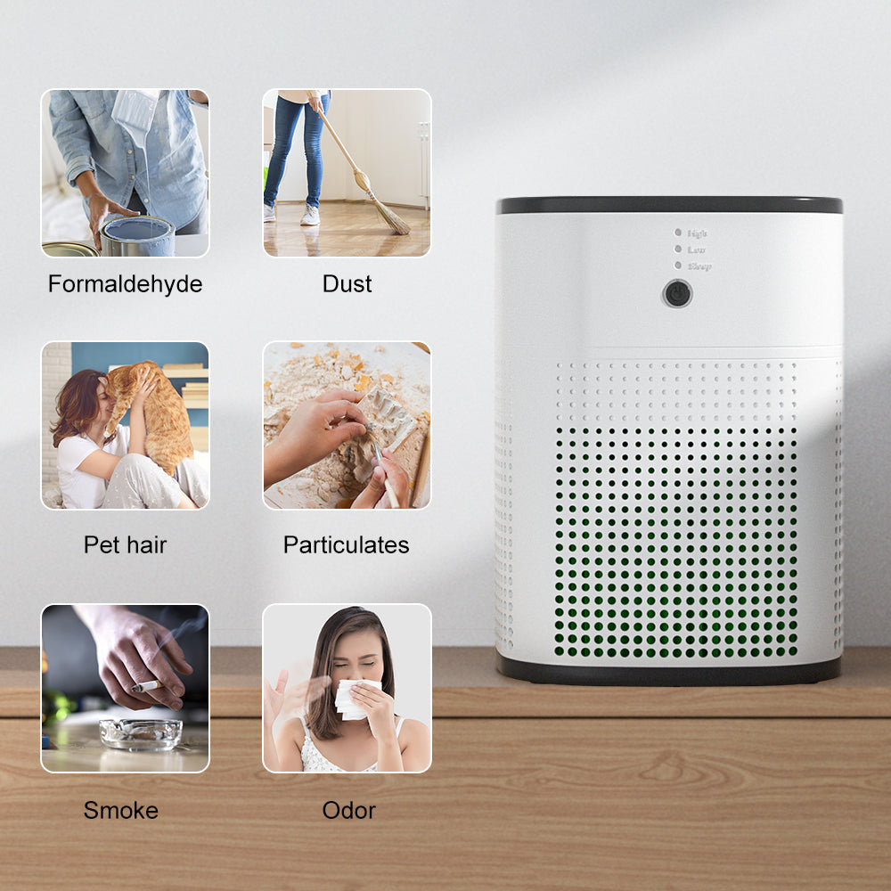 OUNEDA HY1800 Air Purifier For Home Protable True H13 HEPA &amp; Carbon Filters Efficient purifying air cleaner Aroma Diffuser