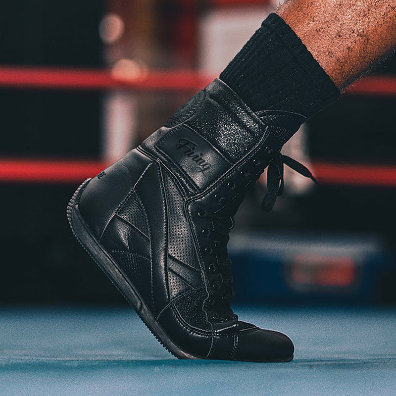 Professional Mens Wrestling Shoes Lightweight Breathable Men Wrestling Sport Sneakers