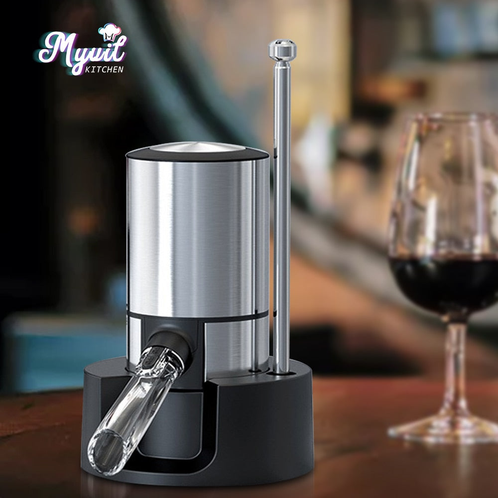 Electric Wine Aerator Dispenser Bar Accessories One-touch Automatic Wine Decanter Pourer Wine Aeration for Party.